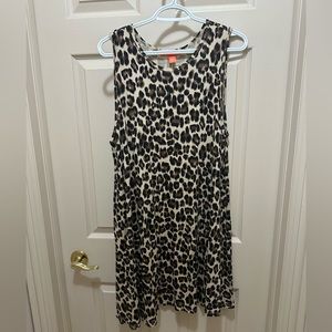 Joe fresh animal print long shirt - large - great condition